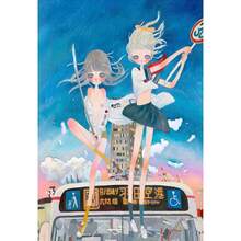 1 tấm Aya Takano hoạt hình tác phẩm nghệ thuật Anime Poster HD Canvas Tranh in thẩm mỹ nghệ thuật treo tường hình ảnh cho phòng khách trang trí nhà bức tranh tường khung tùy chọn - Nhiều màu - Xem 15