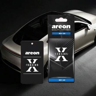 YXYDFDC 2-60pcs X Version Car Air Refresher Car Suspension Decoration Home Bathroom Refresher Natural Tea Paper Vanilla Air Freshener Car Interior Hanging Paper