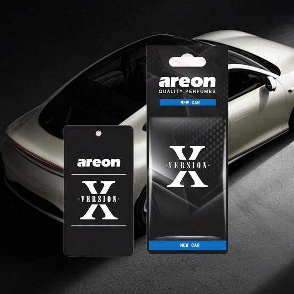 YXYDFDC 2-60 pezzi Deodorante per auto nella versione X, decorazione sospensione auto, deodorante per casa e bagno, rinfrescante all'aroma naturale di tè e vaniglia, appendi deodorante carta per interni auto