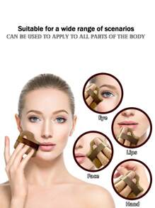 4pcs Makeup Sponge Set, Including Foundation Sponge, Air Cushion Puff, Mini Makeup Sponge. Suitable For Powder, BB Cream, Foundation, Blush, Sunscreen, Etc.