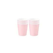 10pcs/20pcs/40pcs/50pcs,Pink Scalloped Paper Plates,Cups And Napkins Set, Fan Shaped Paper Plate 9 Inch 7 Inch Shell Edge Disposable Dinner Tray Paper Cup Paper Towel Birthday Wedding Party Decoration (Pink) Mother's Day Gift Wedding Birthday Party Supplies Daily Picnic Camping Tray - Pink - View 8