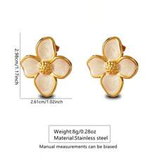 1 Set Romantic Style Colorful Accented Stainless Steel Jewelry Set, Suitable For Ladies To Wear On Engagement Or Date