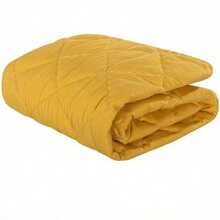 1 Edredón, ligero y cálido de unicolor acolchado - Amarillo - Ver 1