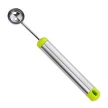 1件/3件不锈钢西瓜挖球器、水果球勺、冰淇淋勺、多功能水果雕刻拼盘工具 - 綠色 - 查看 6