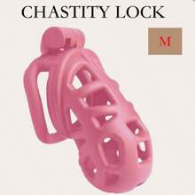 NEW COLOR "Queen Pink"!Chastity Men's Lock Chaste Vessel Penile Ring Snap Ring Multi Size Cage SM Sex Toys BDSM Pink Valentine's Day Bdsm Restraints Chastity Cage Bdsm Bondage Sex Tools Tool Sex Sex Sexy Sex Toys SM Product