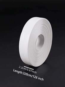 Waterproof Sealing Tape For Bathroom And Toilet, Self-Adhesive Sealing Strip For Bathtub And Walls, PVC Waterproof Sealing Tape For Sink, Protecting Bathroom, Toilet, Bathtub, Floor And Wall Edges, White Back To School