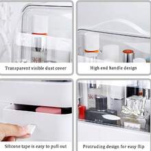 NetHong Large Make-Up Case Cosmetic Skincare Organizer Tabletop Storage Drawers Box Gift Makeup Organizer Back To School - Ivory - View 7