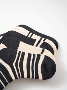 10 pares/5 pares de calcetines lindos y minimalistas para niños, de rayas, de bloques de color, estampados, para niños y niñas, que absorben la humedad, de media pantorrilla, para todas las estaciones, primavera, verano, otoño, calcetines deportivos, regalos para niñas, regalos para niños, regalos para mamá, regalos para papá, ropa de verano para niñas, ropa de verano para niños, regalos festivos