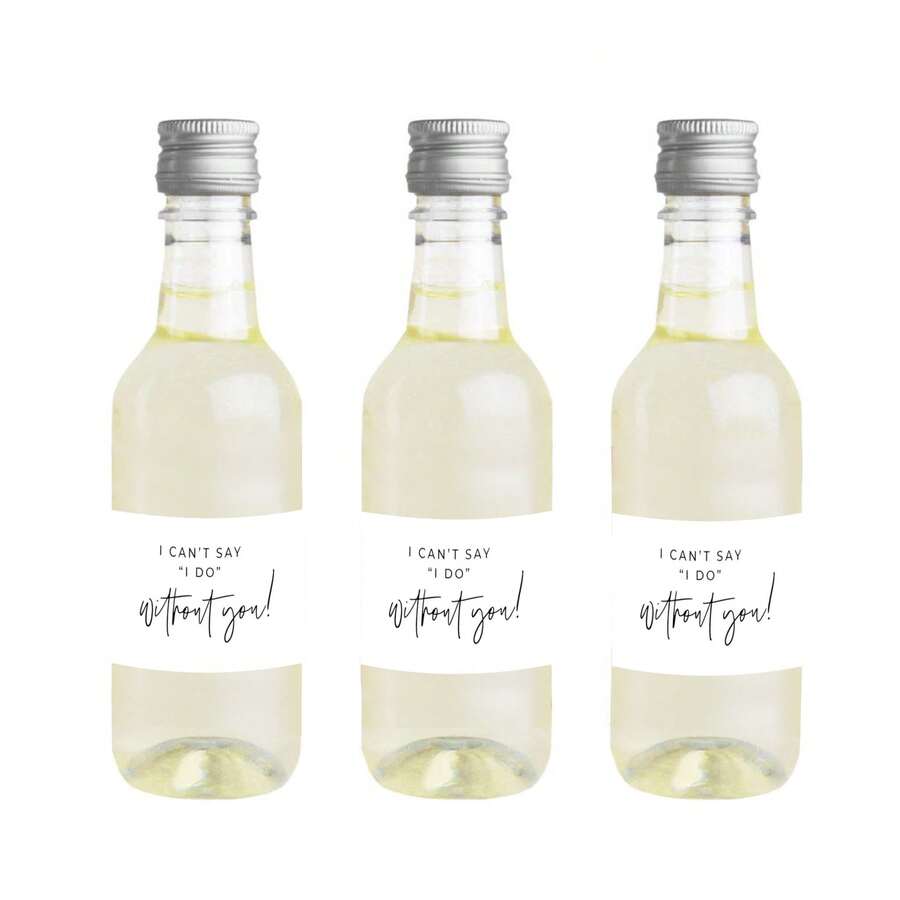 5pcs/10pcs/20pcs,Bridesmaid Champagne Labels Bridesmaid Proposal Labels Will You Be My Bridesmaid Or Bridesmaid Gifts Champagne Labels Bridesmaid Gifts Holidays Valentine's Day And Other Holidays Summer Birthday Wedding Beach Back To School School Supplies Room Decor - Multicolor - View 1