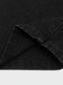 Jeans Reta e Relaxada de Cor Sólida para Homens, Moda Casual Vintage de Rua, Detalhes como Botões, Bolsos, Zíper, Adequados para o Dia a Dia, Transporte, Atividades ao Ar Livre e Reuniões