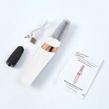Electric Foot Grinder, Foot Exfoliator, Professional Foot Care Set, Suitable For Dead Skin, Hard Skin, Dry Skin Foot Care Tools, Used For Foot Therapy, Home And Outdoor, Perfect Gift For Wife, Husband And Female Friends, 300mAh Battery