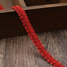 ZNZAKKA 2 Yards Braid Lace Trim Gimp Ribbon Trim For Sewing Accessories, DIY Crafts Decoration - Multicolor - View 6