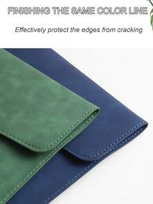 Custom Engraved A4 File Folder -Magnetic Closure, Waterproof Faux Leather Document Holder Large Capacity For Business & Office Organization, Personalized Gift For Birthdays & Christmas, Personalized Gift Folder | Sleek Faux Leather Folder | Elegant Texture Wallet Back To School,School Supplies,Multi-Functional,Ornamental,Reusable,Modern,Colorful,Cute,Vintage,Cartoon,Kawaii,Custom,Personalized,Unique,Customized,Workers,Clients,Students,For Business/Work/Office,For School,Office & School Supplies,Xmas Decoration,Examination - Multicolor - View 6