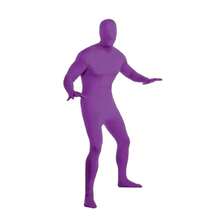 1 pieza Mono Zentai, Disfraz deBodyo completo de spandex ajustado a la piel, Mono de cosplay para adulto, Traje de siginja, Ropa para actuaciones en el escenario. La tela tiene alta elasticidad, por favor revise el tamaño antes de realizar el pedido. - capa de invisibilidad - Ver 44