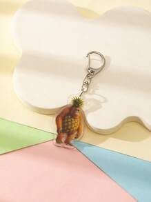 1 Pc Acrylic Strange Italian Silly Animal Shan Hai Jing TungTungTungTung Sahur/Tralalero Tralala/Lirili Larlla/Bombardiro Ctocodilo/Boneca Ambalam//Brr Brr Patapim Character Style Theme Keychain Pendant Backpack Ornament/Bag Accessories/School Bag Accessories/Purse Pendant/Friend's Gifts