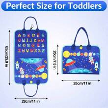 1PC Busy Board For Toddlers, Montessori Toys For 3 4 5 6 Year Old, 8 In 1 Busy Book, Sensory Toys, Basic Dress Motor Skills Educational Activities, Toddler Travel Learning Toys, Gifts For Boys And Girls