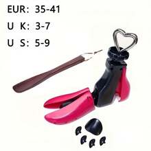Conjunto de 2 peças (1 alargador de sapatos + 1 calçadeira) WoJia Alargador de sapatos unissex ajustável - Design em plástico amarelo e preto, adequado para sapatos de couro sintético, botas, tênis, sapatos casuais e esportivos, Ótimo presente para o Dia dos Namorados, sapatos, escolhas de primavera/verão, presentes para madrinhas, decoração de quarto, decoração de praia, viagens, para homens e mulheres, férias, itens fofos - Multicolorido - Ver 15