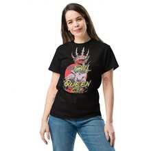 Camia De Anime De O Maado, Camia Gráfica De Sía Oscura, Regalo Uni Perfecto Para Fanáticos Del AnimeWo's 220g Thick Cotton T-Shirt With Butterfly Print Pattern, Suitable For Girls And Wo's Short Sved Round Neck Inspirational Shirt, Cute Aesthetic Y2K Style Summer Top, Suitable For Outdoor, Family, Work Or Street Wear Casual Loose Daily T-Shirt - màu đen - Xem 1