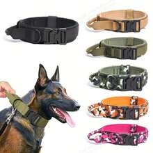 Military Tactical Dog Collar Dog Training Collar For Large Medium Dogs - Multicolor - View 2