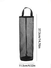 1/2 件垃圾袋收纳挂袋、壁挂式抽绳鞋袋、厨房塑料袋收纳袋、编织网袋、带挂网的塑料袋收纳架、学校用品、返校大学生收纳袋 - 彩色 - 查看 13