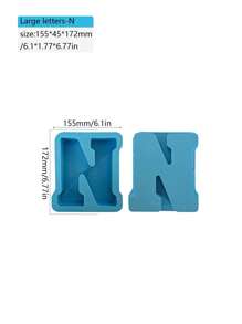 Alphabet & Number Silicone Resin Mold Casting And Flower Preservation - Deep Epoxy Resin Mold Set For DIY Weddings, Valentine's Day Gifts, And Home Decoration Artifacts - , Flexible And Non-Deforming Material, Easy Demolding And Cleaning