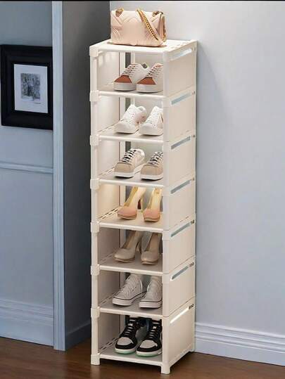 1 件多层鞋架收纳整理器，简约设计，适合家庭入口、宿舍、公寓使用，节省空间