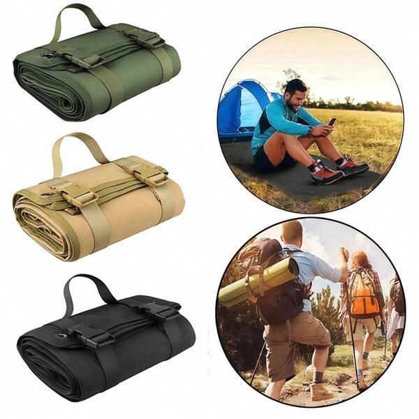 1 pièce Couverture de pique-nique pliable, tapis de randonnée et de camping extérieur portatif, imperméable et anti-humidité, tapis de pique-nique