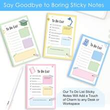 4 Book/Pcs, Rainbow Sticky Notes, Ins Style Tearable Notes, Planning List Notes, Strong Adhesive Reusable Notes, Pastel-Colored Sticky Notes, Office/Study Memo Pads, Student Planner Decorative Stickers School Supplies, Back To School