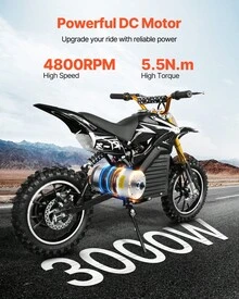 3000W Electric Brushless DC Motor, 60V 4800rpm Go Kart Electric Motor, Electric Dirt Bike Motor Engine For E-Bike Motorcycle Scooter DIY - 3000w 60V 4800rpm - 查看 2