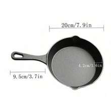 مقلاة من الحديد الزهر، مقلاة لاصقة متينة، مقلاة متعددة الوظائف، مقلاة من الحديد الزهر، صينية خبز، مناسبة للاستخدام في المطبخ والخارج. إنها أداة مطبخ ممتازة لطهي الشرائح، الدجاج والبرغر.