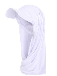 1件装女士宽檐头巾帽，围巾一体式帽子，适合日常佩戴，可作头发、睡眠帽、睡帽等。 - 純色 - 查看 10