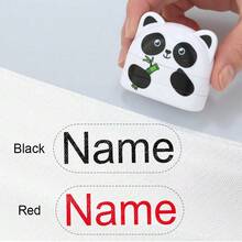 可定制双色印章套装，黑白墨水 - 个性化姓名印章，适用于衣服、鞋子、午餐盒、背包 - 防水，是学校和办公室的理想文具，装饰性强且功能多样，是送给他、男朋友、女朋友、家人、朋友、同事、学生、客户的绝佳礼物，适用于商务/工作/办公用途，也适合初中、高中、大学一年级、二年级学生使用。