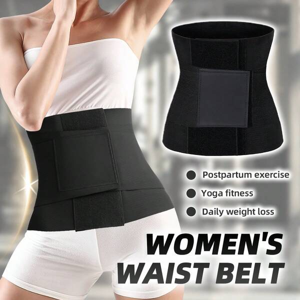 Unisex Sports Waist Trainer, Adjustable Waist Trimmer Belt, Waist Cincher For Fitness, Workout, Slimming, XS-XXXL