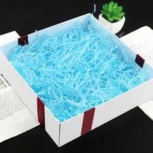 1 包 20 克，彩色碎皱纹纸拉菲草填充物，用于 DIY 礼品盒填充包装、婚礼、情人节礼物、复活节礼物、生日派对装饰