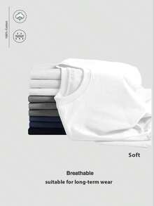 Men T-Shirts - White - View 6