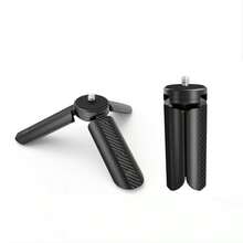 适用于 Pocket 2/3、Action 2/3/4、OM 6/5/4、OSMO Mobile 3 的紧凑型桌面三脚架 - 轻质铝合金和 ABS 稳定器云台、迷你、拍照手机、桌面