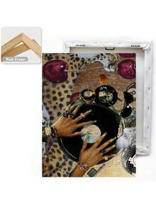 1/3pcs Leopard-Print Wall Art Posters, Modern Abstract Style Wall Art, Illustrations Of Leopards With Bold Colors And Patterns Wall Art, Stylish And Edgy Canvas Artwork Wall Painting Gift, Ideal For Living Room, Bedroom, Office, Lounge, Wall Decor, Home And Dorm Decoration, Unframed / Framed ,Wall Art With Frame - Multicolor - View 15