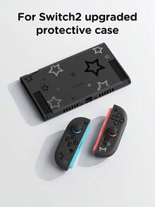 1pc Star Pattern Protective Case For Nintendo Switch 2025/Switch OLED/NS/Lite, Game Console Accessories, Suitable As Valentine's Day Gift - Multicolor - View 2