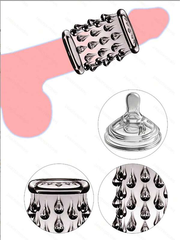 6pcs/Set Of Male Penis Rings, Made Of Transparent TPR Material, With Longer And Stronger Elasticity, Longer Lasting And Softer Penis Enlargement Device, Suitable For Adult Male Sex Toys