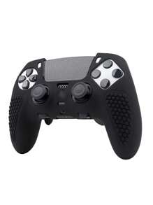 1 Stück Schutzhülle für PlayStation 5 Elite Controller + 2 Stücke Joystick Kappen-Set, Stoßfest, Kratzsicher, rutschfest, schweißfest, staubdicht, verbessert die Spielkontrolle