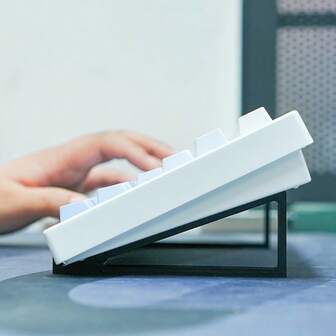 Keyboard Raise Stand, Simple Monitor Stand, Increase Keyboard Angle, Comfortable Typing, No Slip Pad Design
