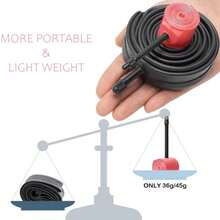 2/4pcs MOTSUV TPU Road Bike Inner Tube, 700C 700X23C 25C 28C 30C 32C Road Bike Tire, 28G Bicycle Presta Valve Tube, Anti-Leak Anti-Puncture Tires, Ideal Choice For Outdoor Cycling Enthusiasts - Red - View 8