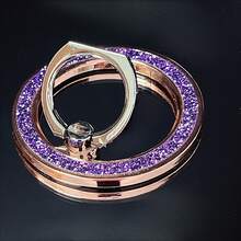 Premium Magnetic Metal Ring Phone Holder, Compatible With Magnetic Phone Ring Holder, Compatible With Iphone Wireless Charging, 2-In-1 Ring Holder, Comes With Magnetic Ring, Multiple Frame Color Options, Suitable For Fitness/Office/Watching Videos - Multicolor - View 16