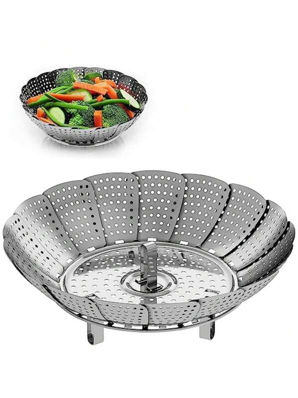 Vaporera de acero inoxidable DeTODO para cocinar verduras al vapor