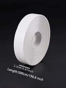 Waterproof Sealing Tape For Bathroom And Toilet, Self-Adhesive Sealing Strip For Bathtub And Walls, PVC Waterproof Sealing Tape For Sink, Protecting Bathroom, Toilet, Bathtub, Floor And Wall Edges, White Back To School