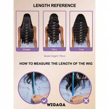 Straight Wig With Bangs Full Machine Made Wigs Synthetic Hair Wig Wear And Go Wig 200% Density Non Lace Front Wig For Women Short Bob Straight Glueless Bangs Wig Natural Black Color With Bangs For Women Daily Wear/Special Events - Natural & Black - View 12