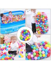 Kids Colorful Thick Ocean Ball Pit Playroom Ball Pool Toy, Million Balls