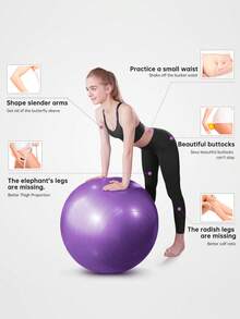 55-65-75-85厘米优质防爆瑜伽球 - 增强体操、产后恢复和健身训练的核心力量、灵活性和平衡性 - 厚实、耐用、防爆设计、锻炼体验 - 彩色 - 查看 8