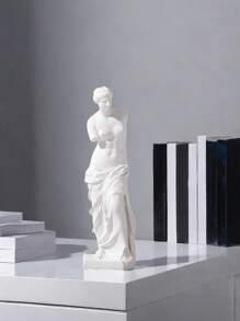 1 Stück Harz nordische Kunst Statue der Venus mit gebrochenem Arm, geeignet für Studierzimmer, Wohnzimmer, Schlafzimmer, Bürotisch, Bücherregal, TV-Schrank, Weinschrank, handwerkliche Heimdekoration