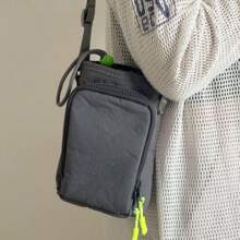 1 pieza Bolsa para vaso de agua, bolso de hombro, nuevo vaso aislado ligero para exteriores, bolso inclinado, bolso inclinado para teléfono, bolso de hombro para mujer